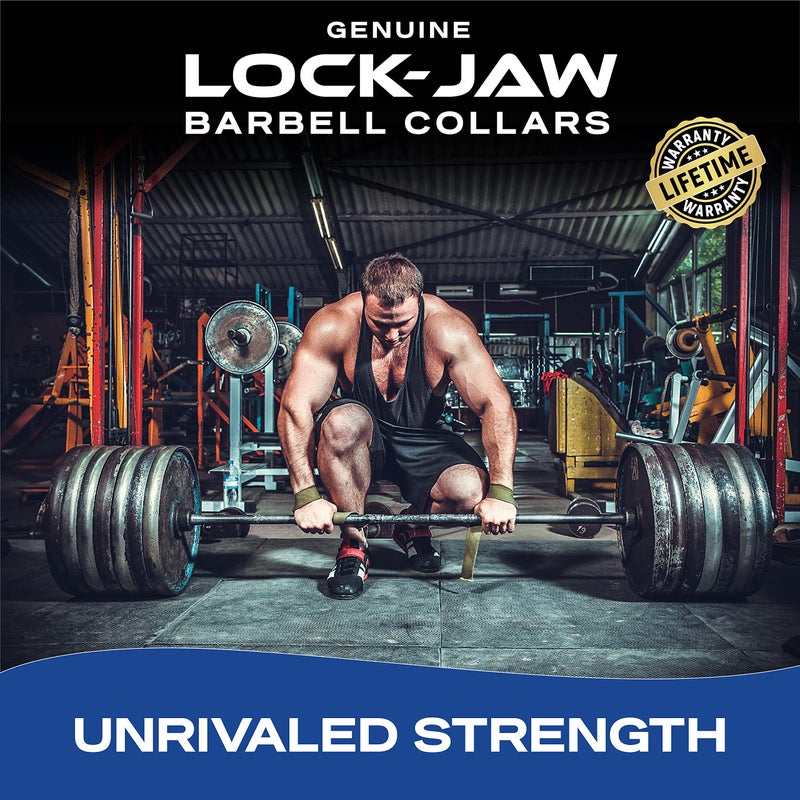 Lock-Jaw Barbell Collars قفل-فك برو 2 طوق باربل (2" / 50 مم) (أزرق) - Image 5